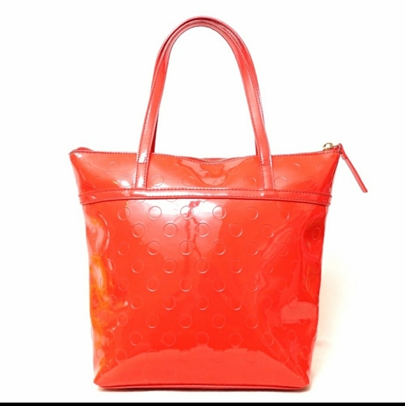 KATE SPADE RED SMALL LEATHER SHOULDER BAG